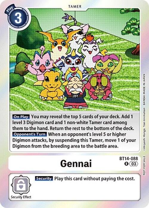 Gennai [BT14-088] (Secret Crisis: Movie Memorial Pack) [Secret Crisis] | Mindsight Gaming