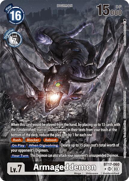 Armageddemon [BT17-060] (Alternate Art) [Secret Crisis] | Mindsight Gaming