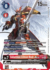 Gallantmon: Crimson Mode ACE [BT17-018] (Alternate Art) [Secret Crisis] | Mindsight Gaming