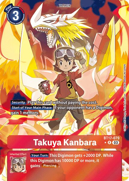 Takuya Kanbara [BT17-079] (Alternate Art) [Secret Crisis] | Mindsight Gaming