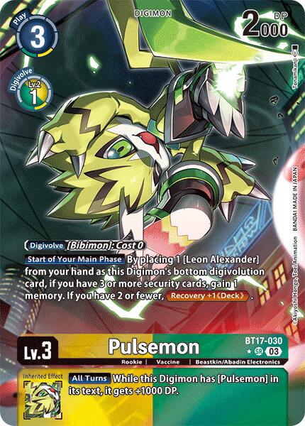 Pulsemon [BT17-030] (Alternate Art) [Secret Crisis] | Mindsight Gaming