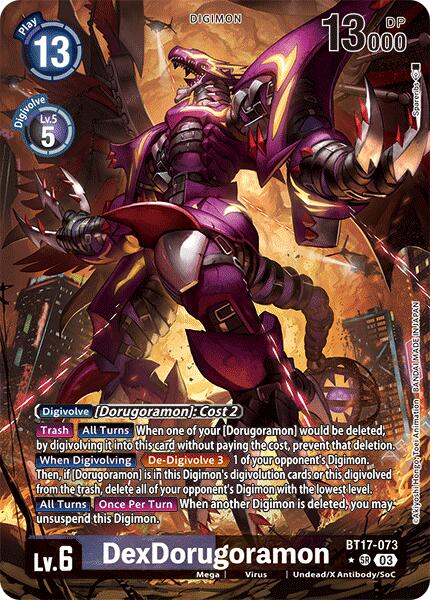 DexDorugoramon [BT17-073] (Alternate Art) [Secret Crisis] | Mindsight Gaming