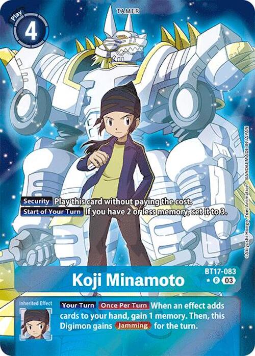 Koji Minamoto [BT17-083] (Alternate Art) [Secret Crisis] | Mindsight Gaming