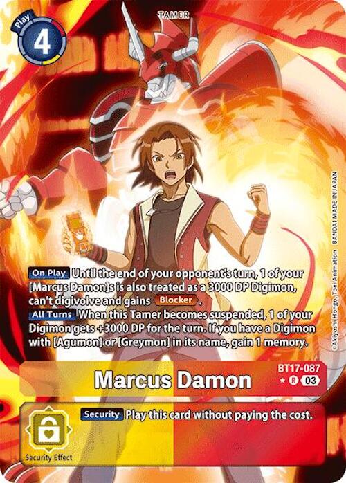 Marcus Damon [BT17-087] (Alternate Art) [Secret Crisis] | Mindsight Gaming