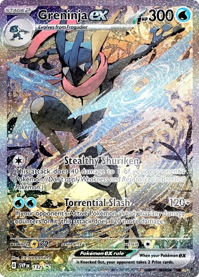 Greninja ex (132) [Scarlet & Violet: Black Star Promos] | Mindsight Gaming