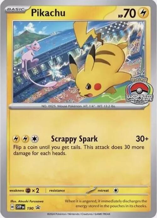 Pikachu (190) [Scarlet & Violet: Black Star Promos] | Mindsight Gaming