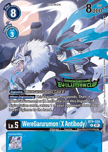 WereGarurumon (X Antibody) [BT9-028] (2024 Evolution Cup) [X Record Promos] | Mindsight Gaming