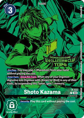 Shoto Kazama [P-133] (2024 Evolution Cup Top 4) [Promotional Cards] | Mindsight Gaming