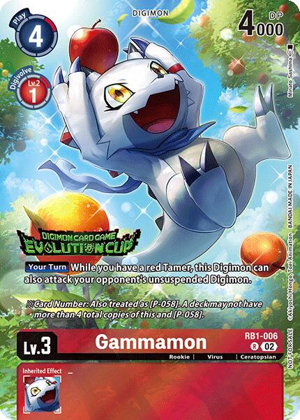 Gammamon [RB1-006] (2024 Evolution Cup) [Resurgence Booster] | Mindsight Gaming