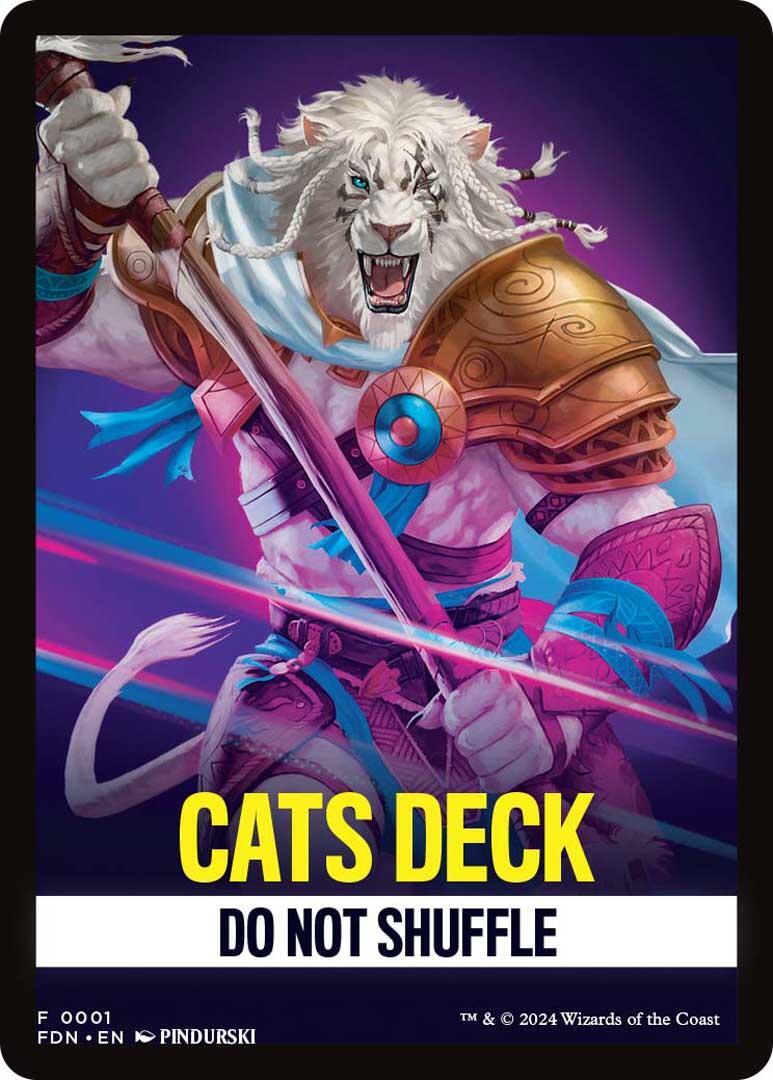 Cats Deck Theme Card [Foundations] | Mindsight Gaming