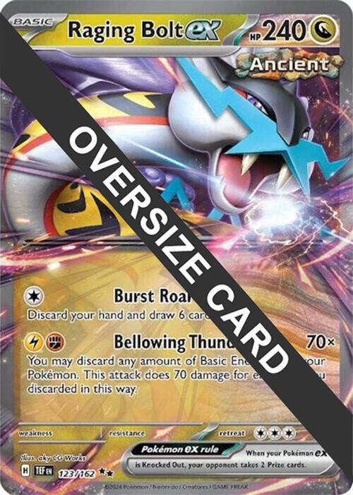 Raging Bolt ex (123) (Jumbo Card) [Scarlet & Violet: Black Star Promos] | Mindsight Gaming