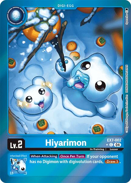 Hiyarimon [EX7-002] (Foil) [Digimon LIBERATOR] | Mindsight Gaming