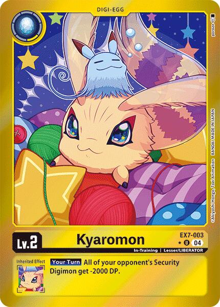 Kyaromon [EX7-003] (Foil) [Digimon LIBERATOR] | Mindsight Gaming