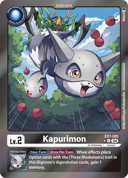 Kapurimon [EX7-005] (Foil) [Digimon LIBERATOR] | Mindsight Gaming