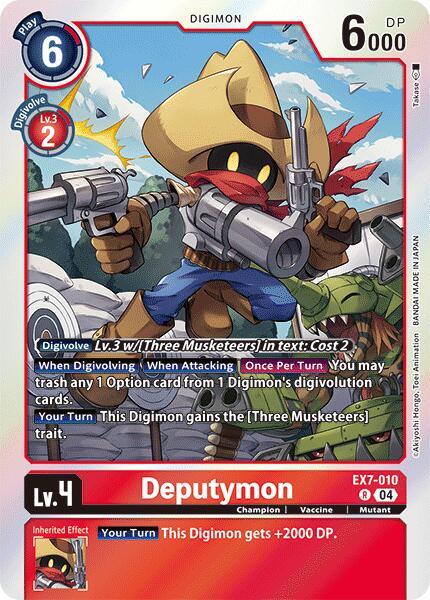 Deputymon [EX7-010] [Digimon LIBERATOR] | Mindsight Gaming