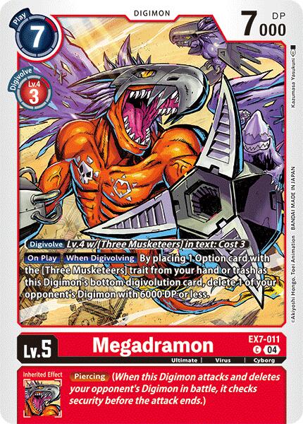 Megadramon [EX7-011] [Digimon LIBERATOR] | Mindsight Gaming