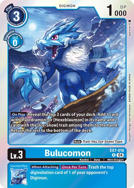 Bulucomon [EX7-016] [Digimon LIBERATOR] | Mindsight Gaming