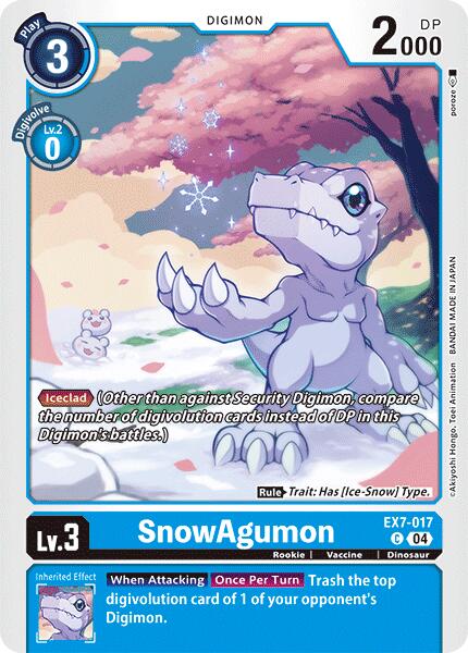 SnowAgumon [EX7-017] [Digimon LIBERATOR] | Mindsight Gaming