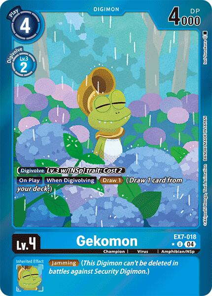 Gekomon [EX7-018] (Foil) [Digimon LIBERATOR] | Mindsight Gaming