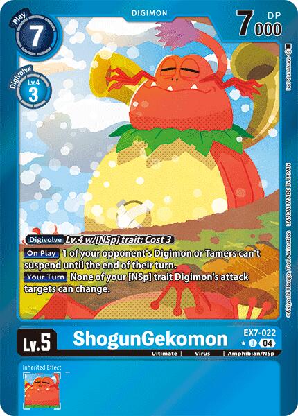 ShogunGekomon [EX7-022] (Foil) [Digimon LIBERATOR] | Mindsight Gaming