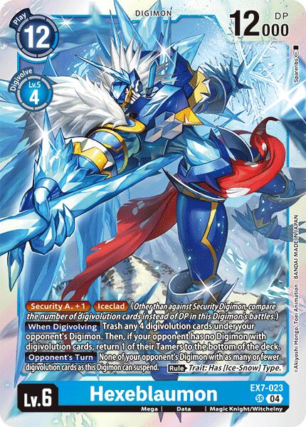 Hexeblaumon [EX7-023] [Digimon LIBERATOR] | Mindsight Gaming