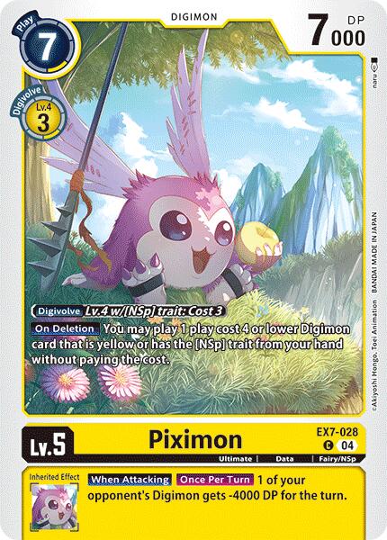 Piximon [EX7-028] [Digimon LIBERATOR] | Mindsight Gaming