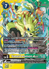 SaberLeomon ACE [EX7-029] [Digimon LIBERATOR] | Mindsight Gaming