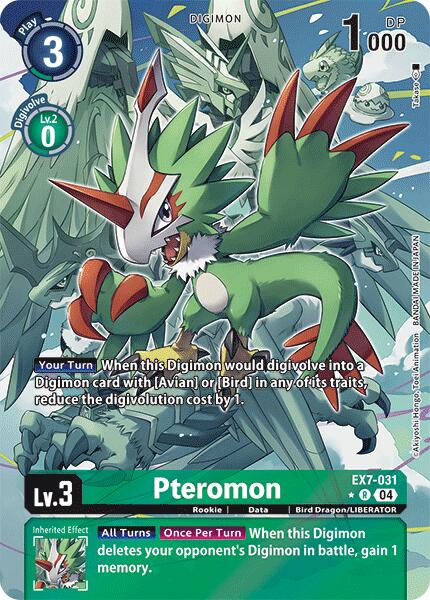 Pteromon [EX7-031] (Alternate Art) [Digimon LIBERATOR] | Mindsight Gaming