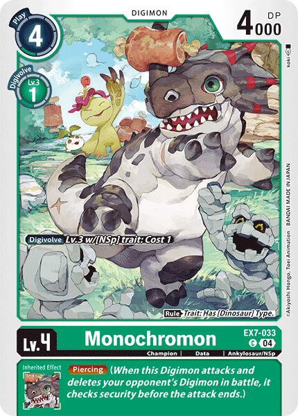 Monochromon [EX7-033] [Digimon LIBERATOR] | Mindsight Gaming