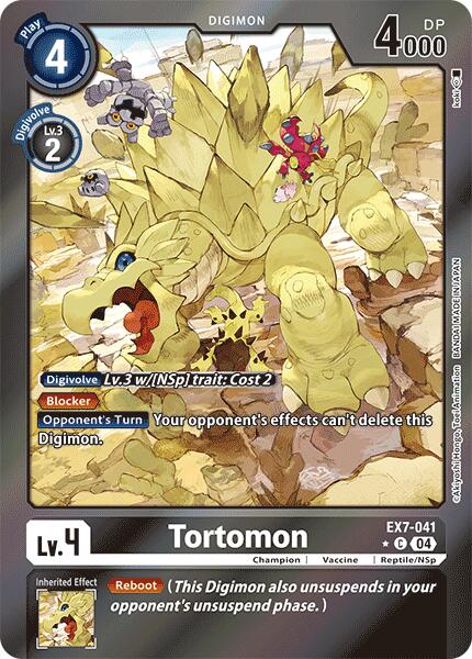 Tortomon [EX7-041] (Foil) [Digimon LIBERATOR] | Mindsight Gaming