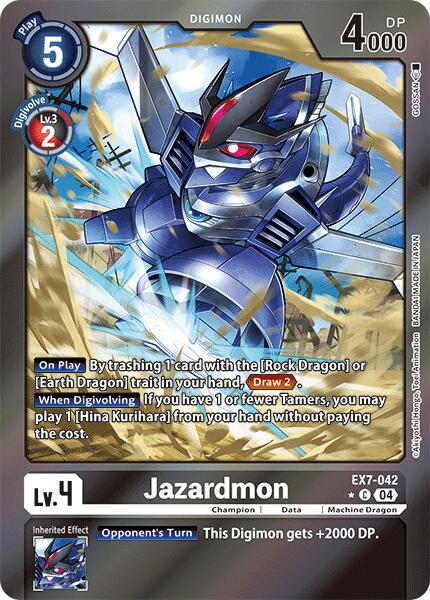 Jazardmon [EX7-042] (Foil) [Digimon LIBERATOR] | Mindsight Gaming