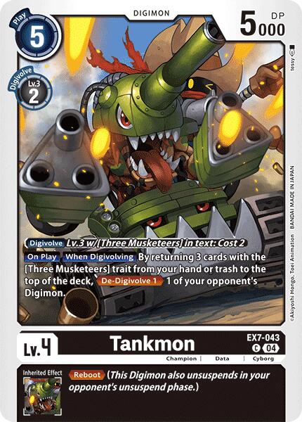 Tankmon [EX7-043] [Digimon LIBERATOR] | Mindsight Gaming