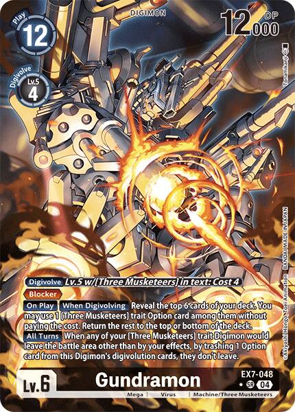 Gundramon [EX7-048] (Alternate Art) [Digimon LIBERATOR] | Mindsight Gaming