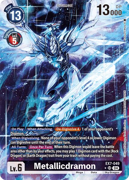 Metallicdramon [EX7-049] (Alternate Art) [Digimon LIBERATOR] | Mindsight Gaming