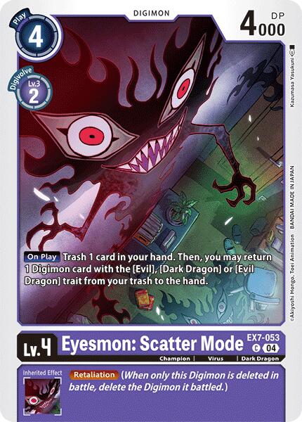 Eyesmon: Scatter Mode [EX7-053] [Digimon LIBERATOR] | Mindsight Gaming