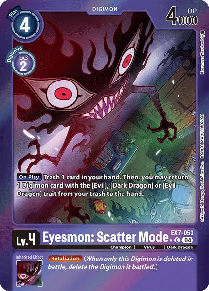 Eyesmon: Scatter Mode [EX7-053] (Foil) [Digimon LIBERATOR] | Mindsight Gaming