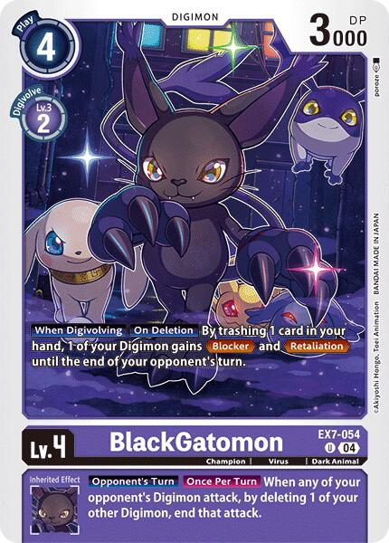 BlackGatomon [EX7-054] [Digimon LIBERATOR] | Mindsight Gaming