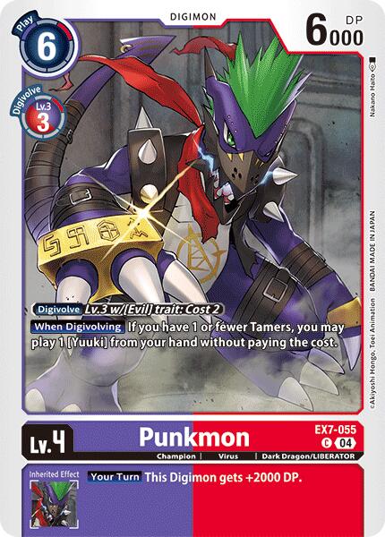 Punkmon [EX7-055] [Digimon LIBERATOR] | Mindsight Gaming