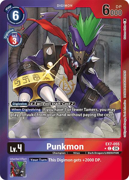 Punkmon [EX7-055] (Foil) [Digimon LIBERATOR] | Mindsight Gaming