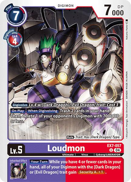 Loudmon [EX7-057] [Digimon LIBERATOR] | Mindsight Gaming