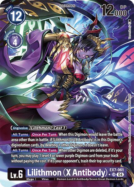 Lilithmon [EX7-061] (X Antibody) (Alternate Art) [Digimon LIBERATOR] | Mindsight Gaming