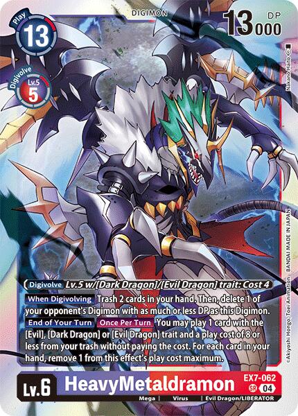 HeavyMetaldramon [EX7-062] [Digimon LIBERATOR] | Mindsight Gaming