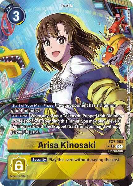 Arisa Kinosaki [EX7-063] (Alternate Art) [Digimon LIBERATOR] | Mindsight Gaming