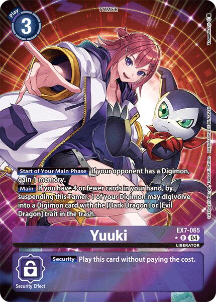 Yuuki [EX7-065] (Alternate Art) [Digimon LIBERATOR] | Mindsight Gaming