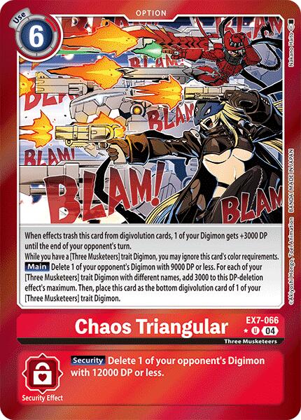 Chaos Triangular [EX7-066] (Foil) [Digimon LIBERATOR] | Mindsight Gaming