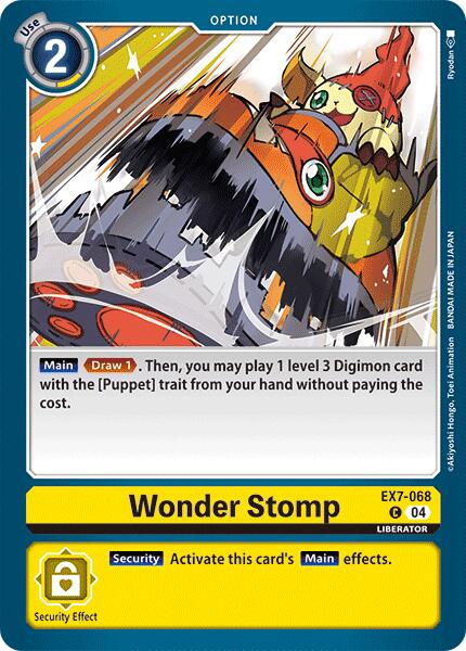 Wonder Stomp [EX7-068] [Digimon LIBERATOR] | Mindsight Gaming