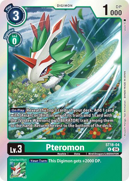 Pteromon [ST18-04] [Starter Deck: Guardian Vortex] | Mindsight Gaming