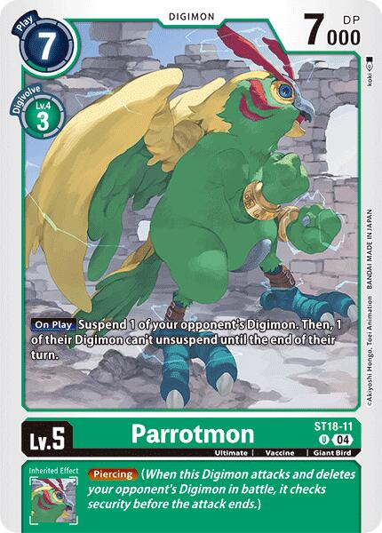 Parrotmon [ST18-11] [Starter Deck: Guardian Vortex] | Mindsight Gaming