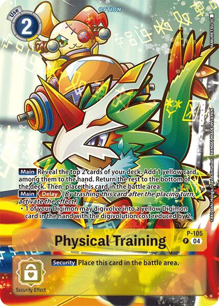 Physical Training [P-105] (Starter Deck 18 Exclusive) [Starter Deck: Guardian Vortex Promos] | Mindsight Gaming