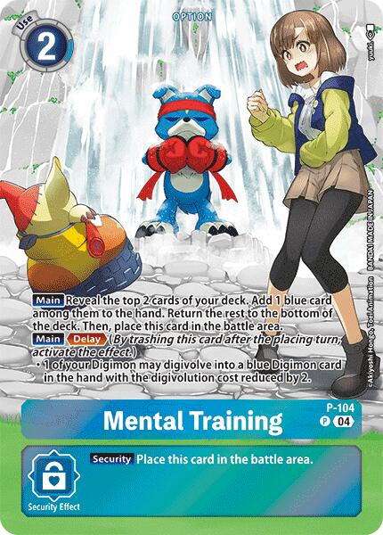 Mental Training [P-104] (Starter Deck 19 Exclusive) [Starter Deck: Fable Waltz Promos] | Mindsight Gaming